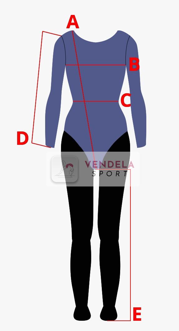 Dres na moderní gymnastiku 130-134