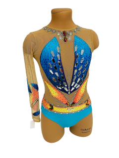 Dres na moderní gymnastiku 150-156